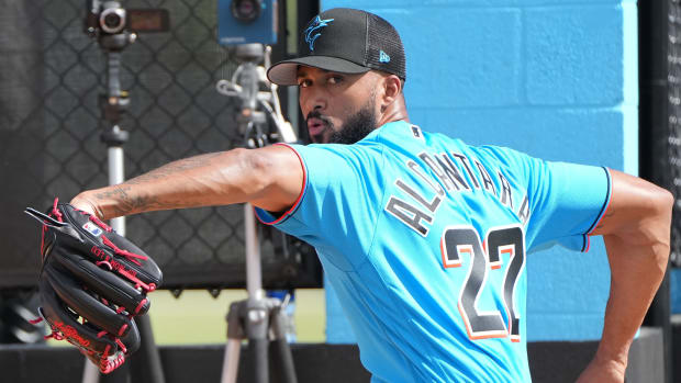 Miami Marlins pitcher Sandy Alcantara
